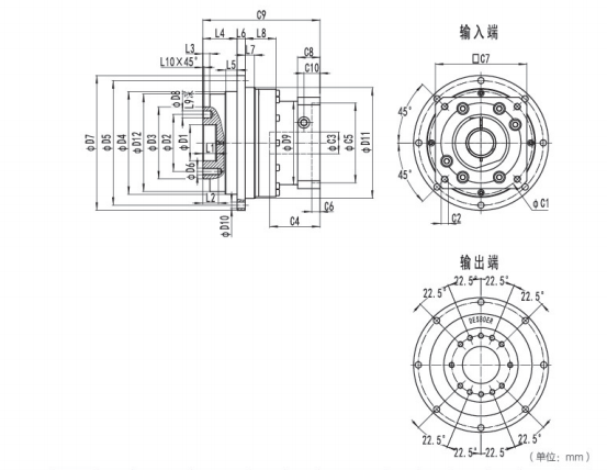 <b>NDV110系列精密行星减速机型号与图纸</b>